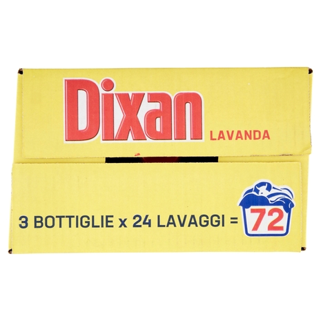 DIXAN Liquido Lavanda 3x24=72 Lavaggi 3 x 1.080 ml